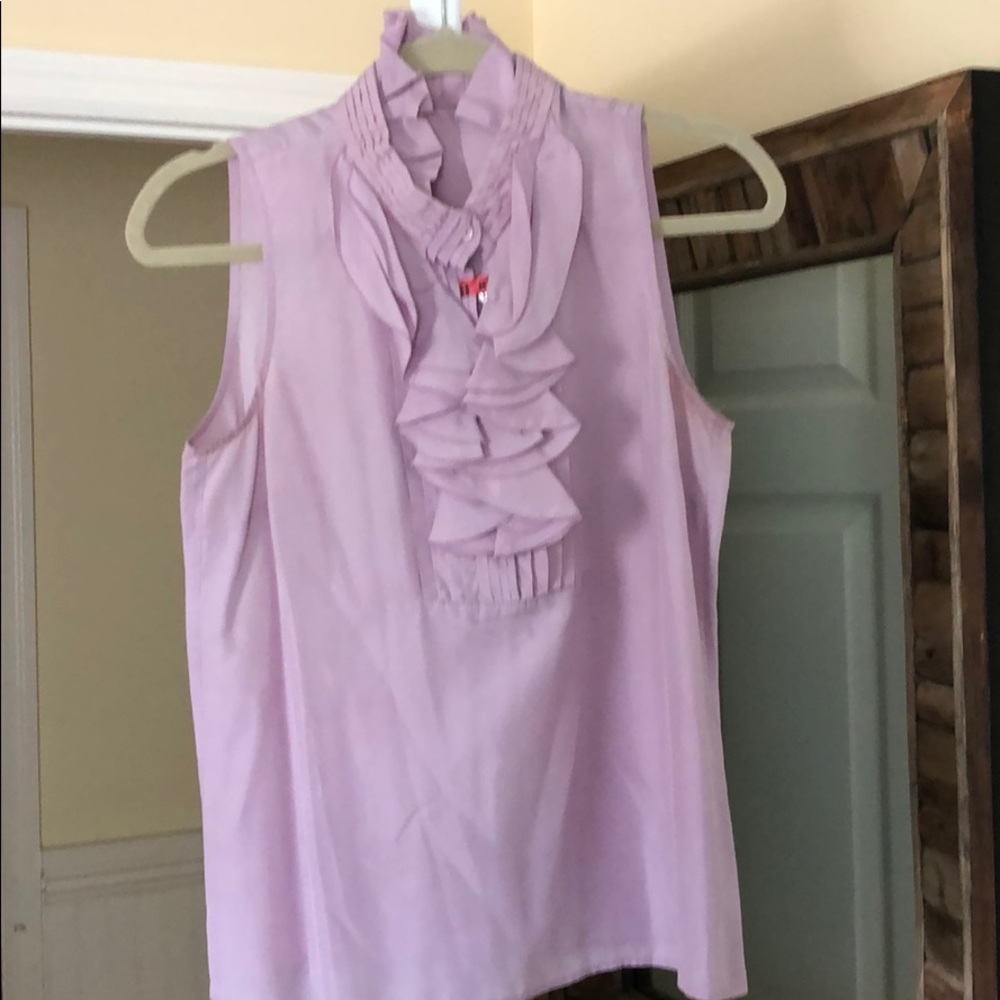 Lilac silky J. Crew blouse